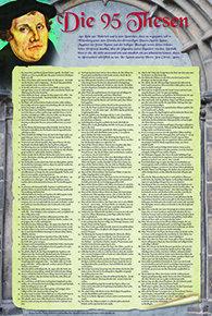 Plakat Die 95 Thesen