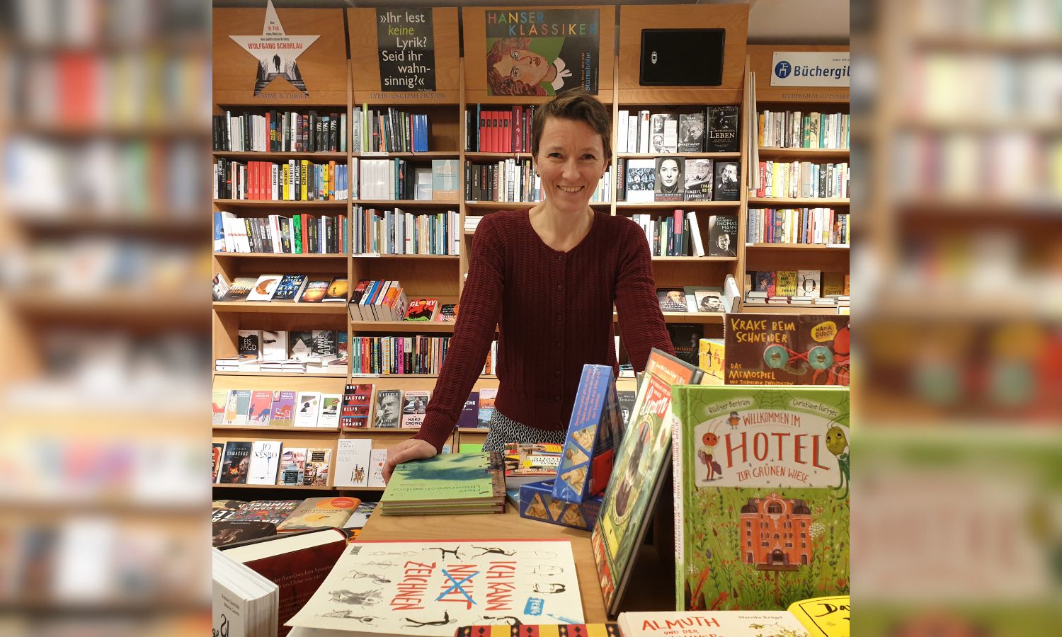Daniela Dombrowsky von der Buchhandlung Dombrowsky in Regensburg