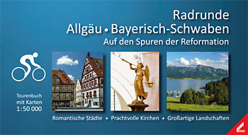 Michael Grabow, Bernd Wißner: Radrunde Allgäu - Bayerisch-Schwaben. Auf den Spuren der Reformation. Romantische Städte, prächtige Kirchen, großartige Landschaften. 140 Seiten, 200 farbige Abbildungen, Karten im Maßstab 1:50000, Wißner Verlag Augsburg 2016, ISBN 978-3-95786-093-4, 14,80 Euro.