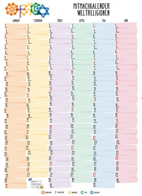 Kalender Weltreligionen