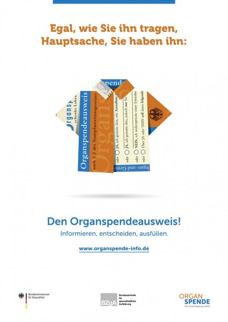 Organspende kann Leben retten.
