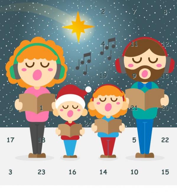 Singender Adventskalender