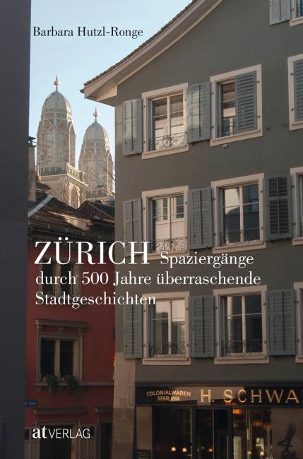 Barbara Hutzl-Ronge (Text), Martina Issler (Fotos): Zürich. Spaziergänge durch 500 Jahre überraschende Stadtgeschichten. AT Verlag, Aarau/München 2019. 392 Seiten, 218 Abbildungen und 12 Karten. ISBN 978-3-03902-042-3, 39,90 Euro.
