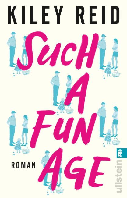 Ein Buchcover, auf dem ein Paar mit einem Kind mehrfach zu sehen ist