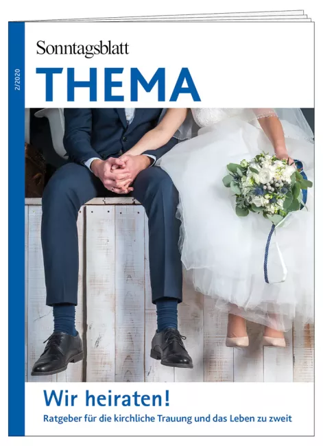 Sonntagsblatt Thema "Wir heiraten"