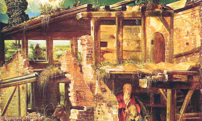 »Die Heilige Nacht« von Albrecht Altdorfer, entstanden 1511, Gemäldegalerie Berlin.
