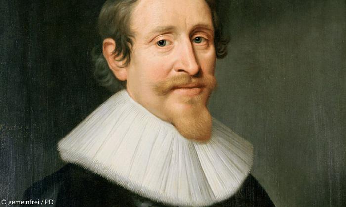 Michiel Janszoon van Mierevelt, Hugo Grotius, 1631 (Ausschnitt).