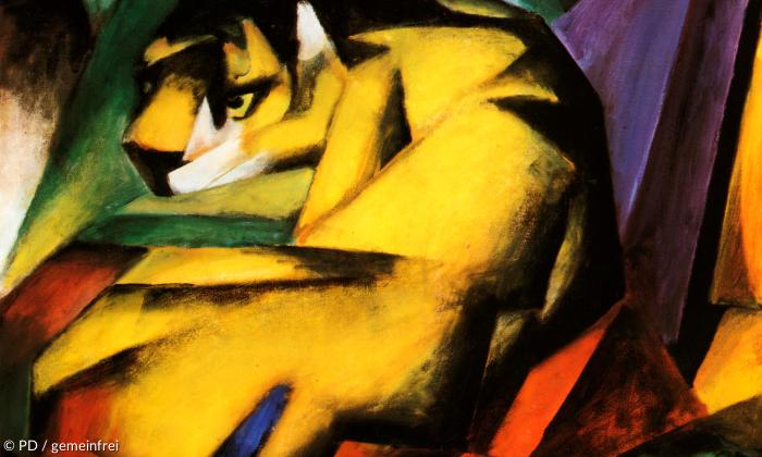 Franz Marc: Der Tiger, 1912.