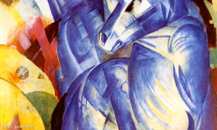 Franz Marc: Der Turm der blauen Pferde, 1913.