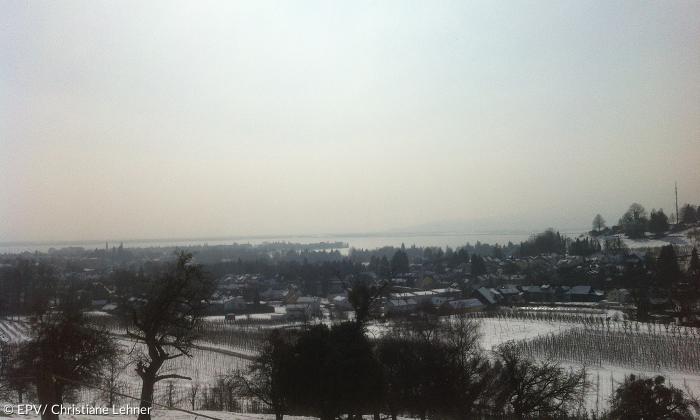 Blick auf Lindau und den Bodensee