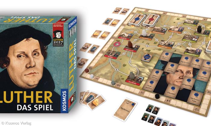 »Luther – Das Spiel« von Erika und Martin Schlegel (Kosmos-Verlag).