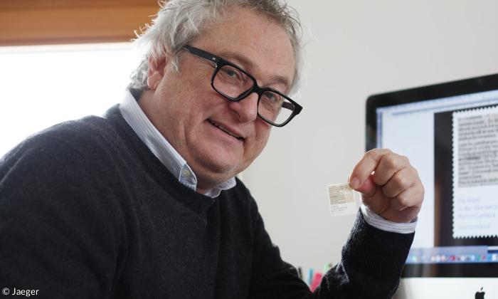 Briefmarkendesigner Peter Krüll