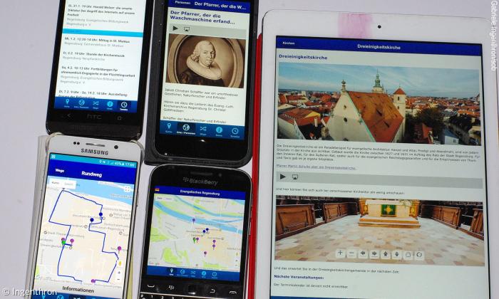 Regensburger Kirchen als App