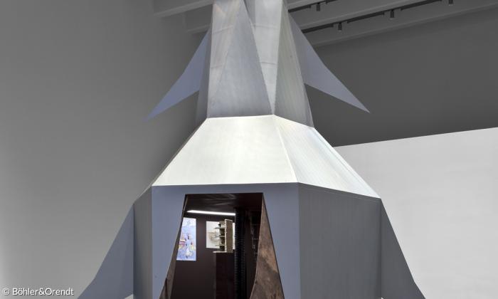 Böhler & Orendt: Beyond all the Cares of the World, 2015, Installation (HBT 900 × 800 × 800 cm), Kunsthalle Schweinfurt.