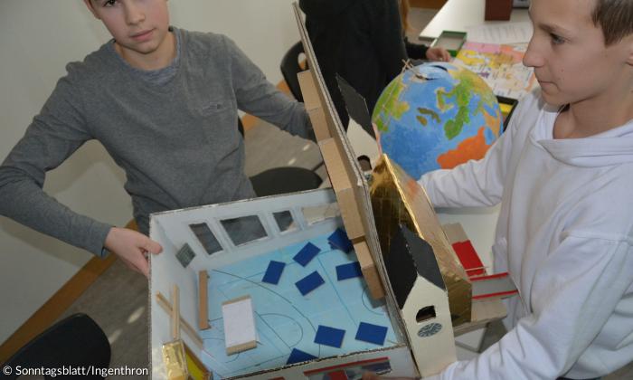 Schüler stellen ihre Sportkirche vor