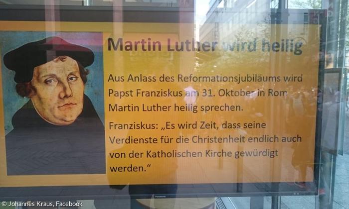Heiligsprechung Luther