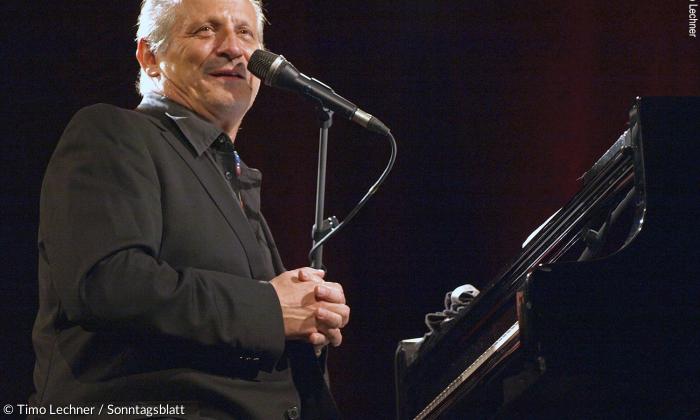 Konstantin Wecker bei einem Konzert in Nürnberg.