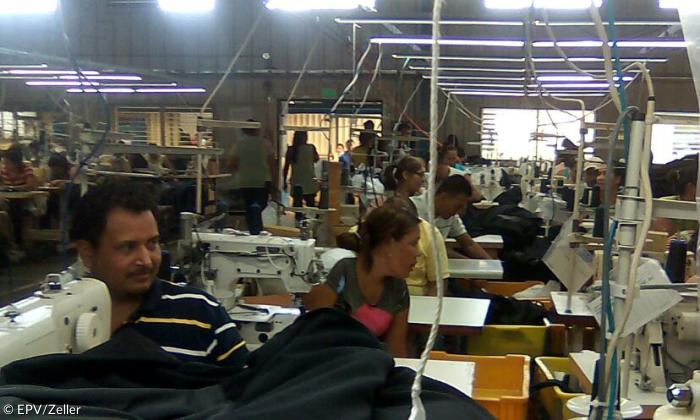 Textilfabrik in El Salvador / Innen