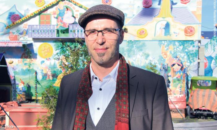 »Gott ist auf der Reise mit unterwegs«: Zirkus- und Schaustellerseelsorger Torsten Heinrich.