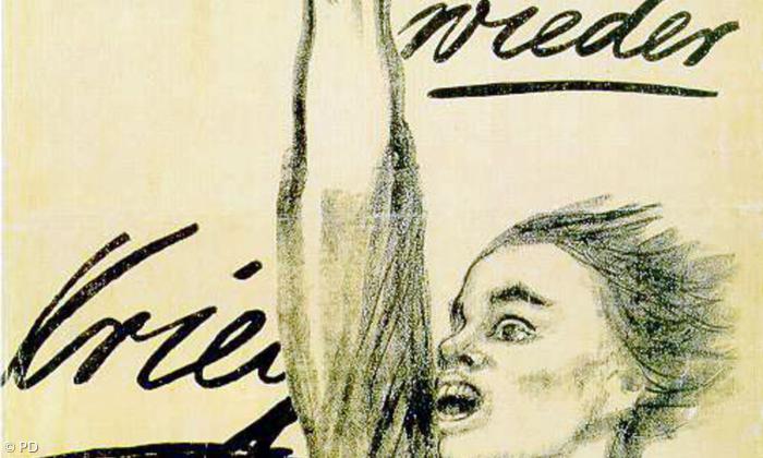Plakat »Nie wieder Krieg« von Käthe Kollwitz.