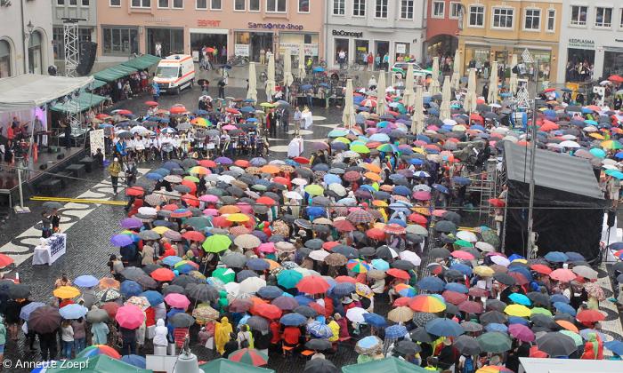 Gottesdienst zum »Fest der Freiheit« in Augsburg.