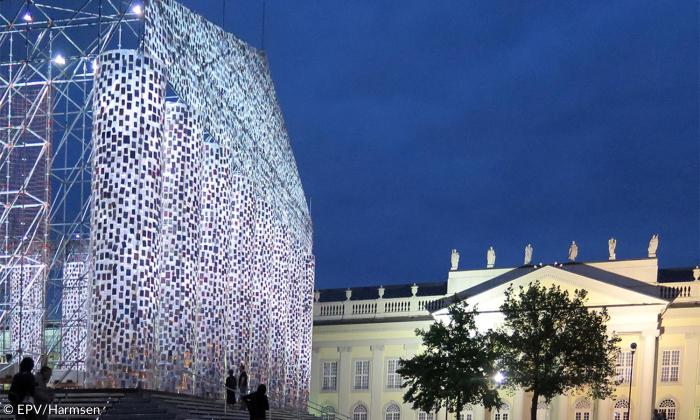 Parthenon der Bücher auf der documenta 14 in Kassel