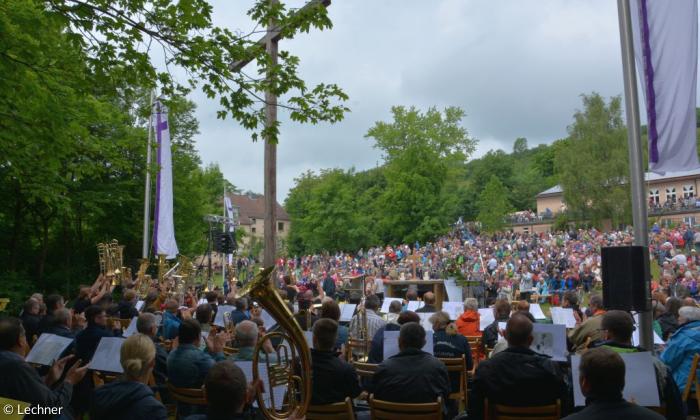 Gottesdienst auf dem Hesselberg 2017