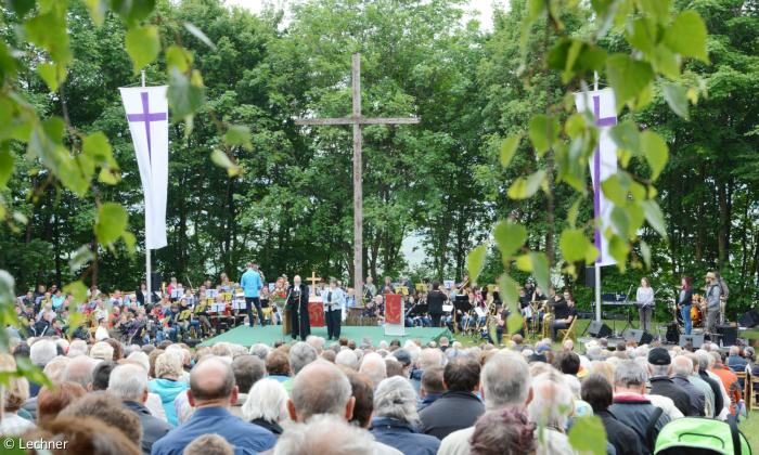Gottesdienst auf dem Hesselberg 2017