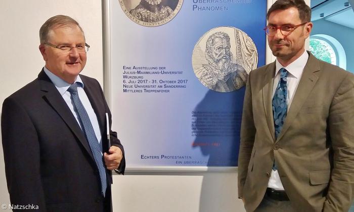 Prof. Wolfgang Weiß und Stefan Römmelt. 