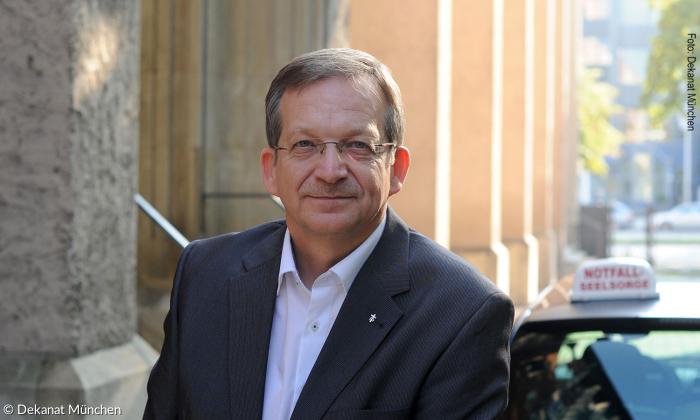Dietmar Frey leitet die evangelische Notfallseelsorge München.
