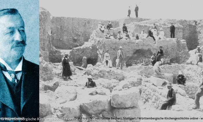 Gottlieb Samuel Schumacher (1857-1925) - Megiddo-Ausgrabungen von 1903-1905.
