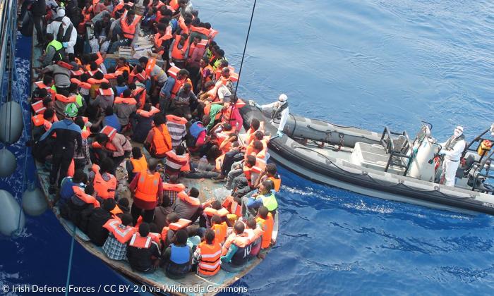 Seenotrettung im Mittelmeer.