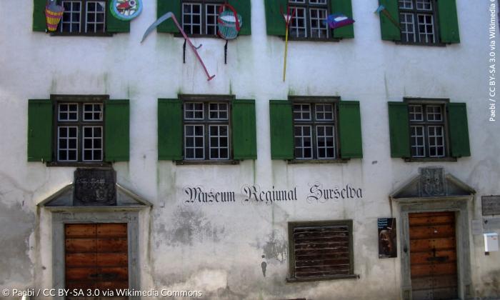Das Ilanzer Museum Regiunal Surselva (Graubünden).