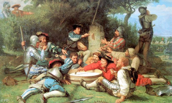 »Die Kappeler Milchsuppe«, Gemälde von Albert Anker, 1869.