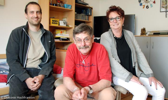 Oliver Jakob, Konrad Grafberger und Marianne Krüger (von links)