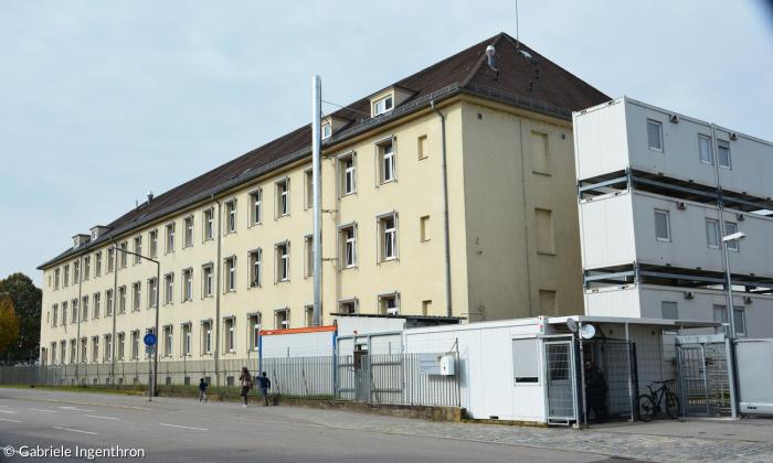 Transitzentrum für Flüchtlinge in der Zeißstraße in Regensburg 