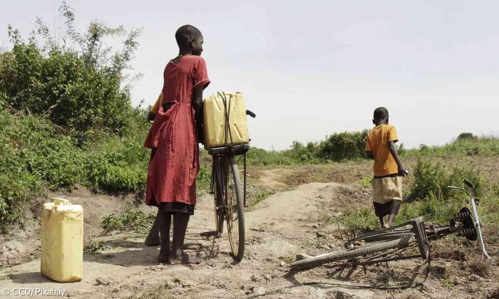 Dürre in Ostafrika: Kinder in Uganda
