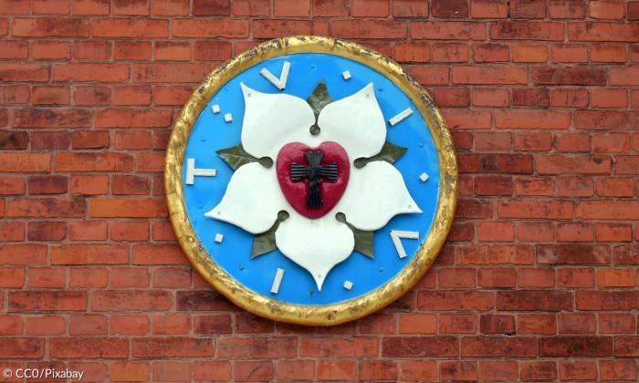 Die Lutherrose ist das Symbol der evangelisch-lutherischen Kirchen.