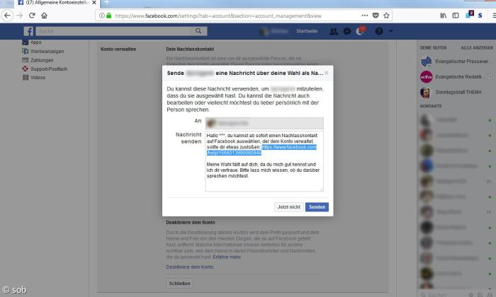 Wie Sie einen Facebook-Nachlasskontakt einrichten (4)