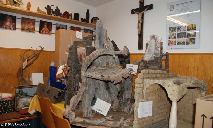 Material für Ausstellung.