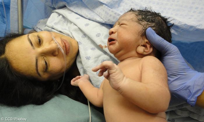 Baby Geburt Entbindung