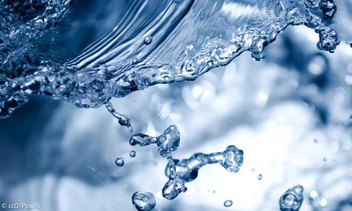 Wasser Wassertropfen Nahaufnahme
