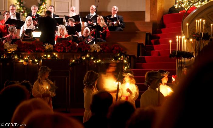 Weihnachten Kirche Chor