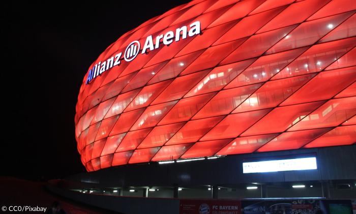 Die Allianz Arena ist das Fußballstadion des FC Bayern Münchens