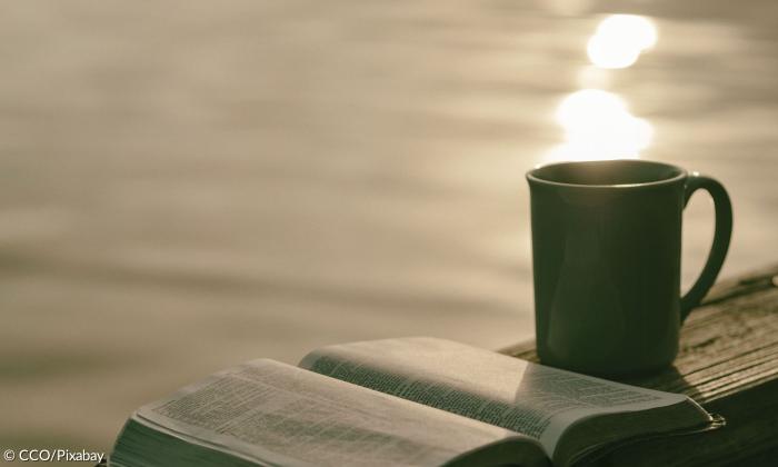 Bibel am Wasserrand