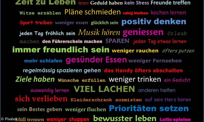 Gute Vorsätze sind oft schwer einzuhalten.