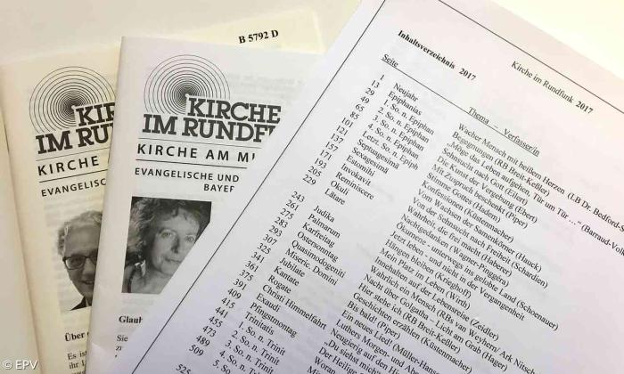 Kirche im Rundfunk - Inhaltsverzeichnis