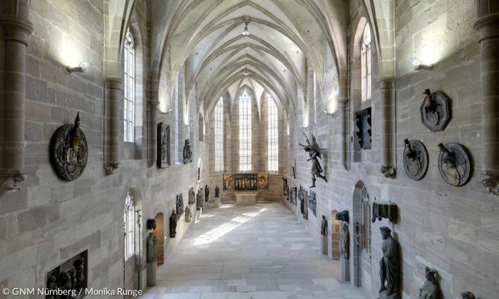 Ein Blick in die Kartäuserkirche, in der sich die Reliefs seit 1921 befinden.