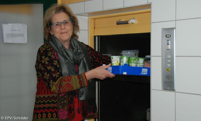 Brigitte Janner, Leiterin der Kirchenküche in München