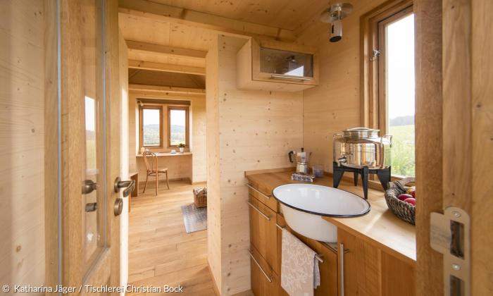15 Quadratmeter können so gut aussehen: Das beweist das Tiny House von Christian Bock.